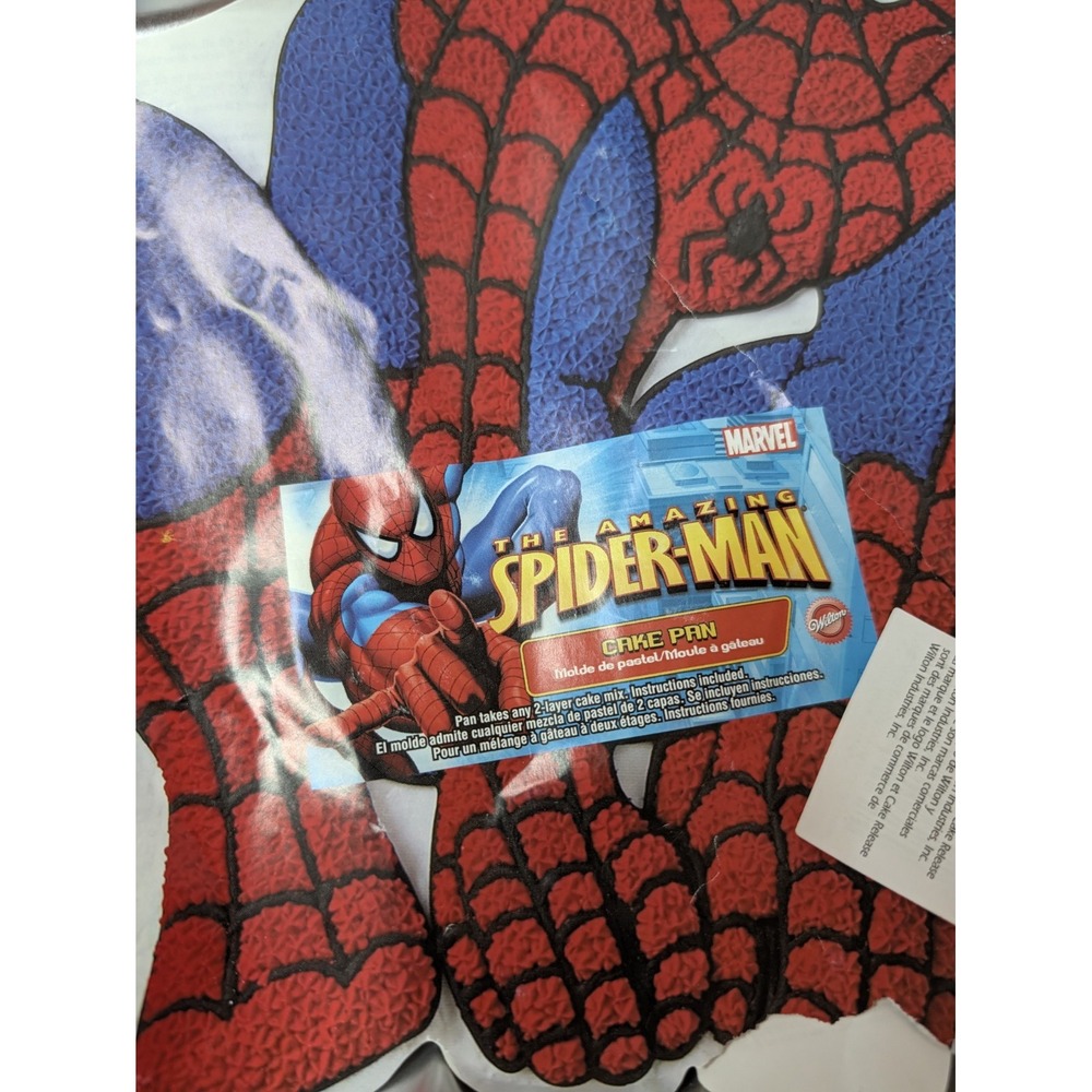 Wilton Spiderman Aluminum Cake Pan 2008 Marvel Superhero Bakeware 2105-5062